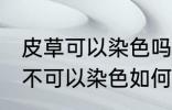 皮草可以染色吗皮草怎么改色 皮草可不可以染色如何改色