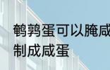 鹌鹑蛋可以腌咸蛋吗 鹌鹑蛋能不能腌制成咸蛋